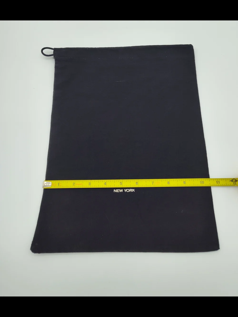 rag & bone Dust Bag 14x10.5 Black Drawstring Storage Shoe Travel Organizer Pouch - Picture 3 of 3